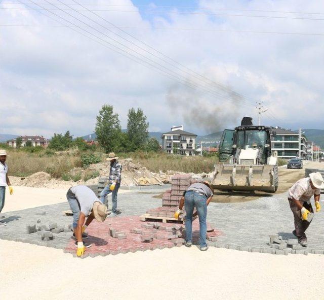 Bolu’da Sokaklar Kilitli Parke Taşı Kaplanıyor