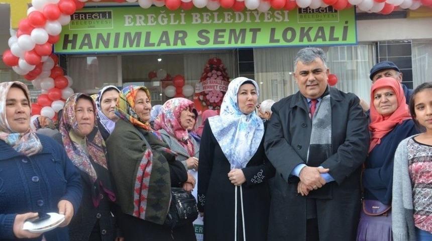 Ereğli Belediyesi Hanımlar Semt Lokali A&ccedil;ıldı