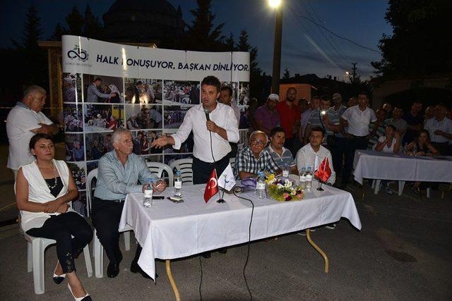 Başkan Sarıkurt Silahtarağa Mahallesi Sakinleriyle Buluştu