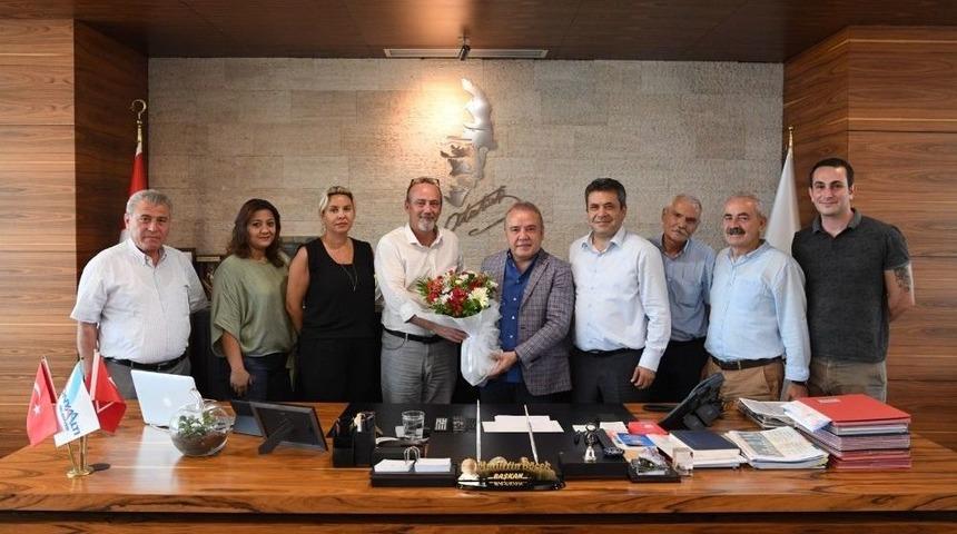 Sendika Genel Başkanlarından Böcek’e Teşekkür