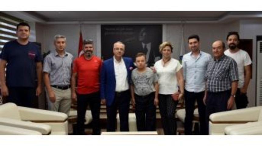 Başkan Kayda, T&uuml;rkiye Şampiyonunu Ağırladı