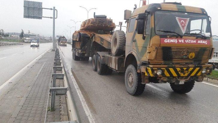 Hatay’da Sınıra Askeri Araç Sevkiyatı Sürüyor G1