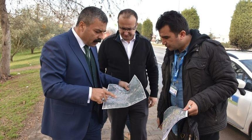 Salihli&rsquo;de Doğalgaz Hattı &Ccedil;alışmaları Başladı