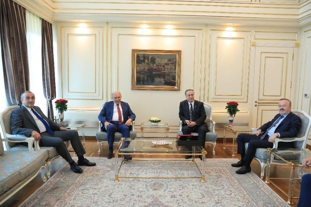 Galatasaray Başkanı Mustafa Cengiz&rsquo;den İbb Başkanı Uysal&rsquo;a Ziyaret