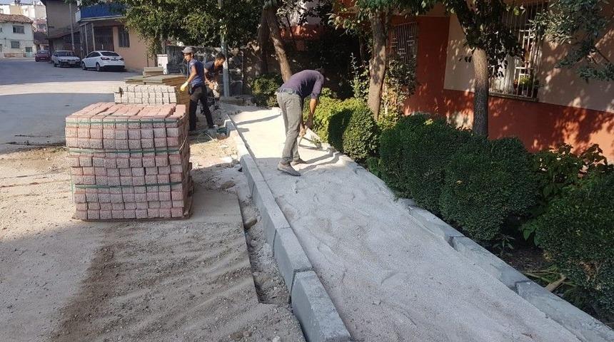 Gürsu’nun Kaldırımları Yenileniyor