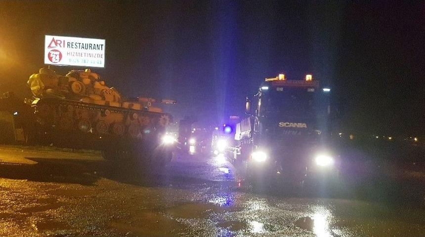 Hatay&rsquo;a Askeri Sevkiyat