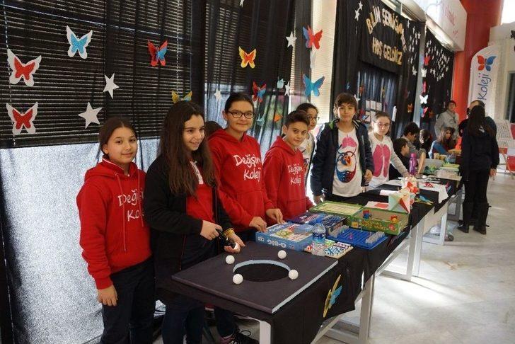 Aydın Değişim Koleji’nde Öğrenciler Öğrendiklerini Eserlere Yansıttı G1