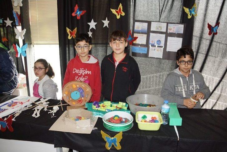 Aydın Değişim Koleji’nde Öğrenciler Öğrendiklerini Eserlere Yansıttı G5