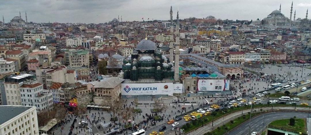 (&ouml;zel Haber )yeni Camii Restorasyonunun Y&uuml;zde 50&rsquo;si Tamamlandı