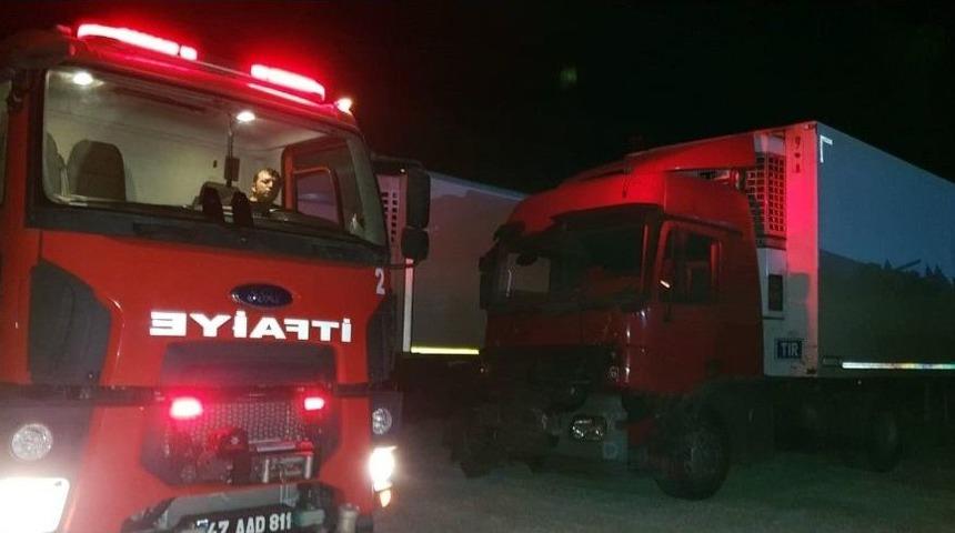 Kızıltepe&rsquo;de Zincirleme Tır Kazası