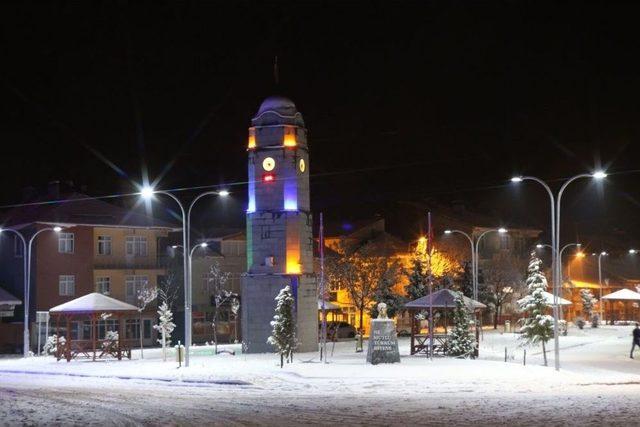 Tokat’ın Başçiftlik İlçesinde Kar Hasreti Sona Erdi