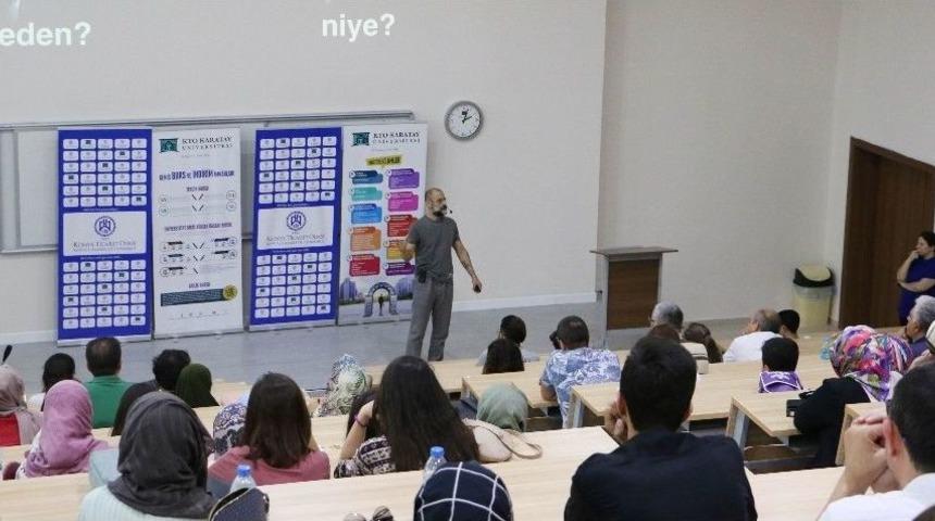 Kto Karatay&rsquo;da &ldquo;hayallerinizi Birlikte Tasarlayalım&rdquo; Konferansı