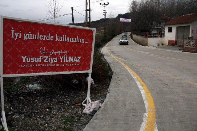 Büyükşehirin 4 Milyonluk Beton Yol Projesi Hayata Geçti