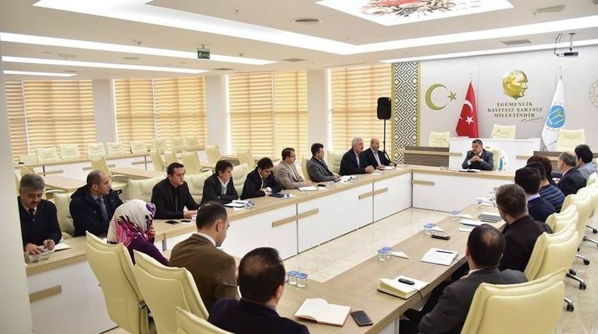 Bilecik Belediyesi Haftalık İstişare Toplantısı Yapıldı