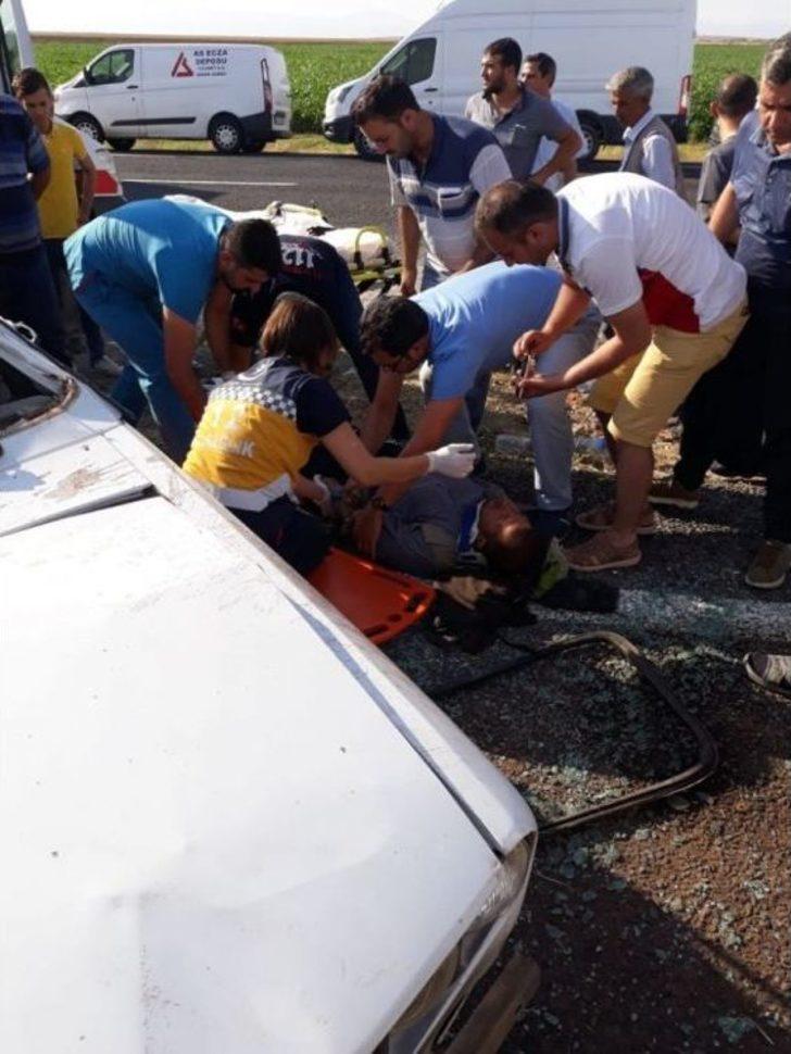 Siverek’te Trafik Kazası: 2 Yaralı G1
