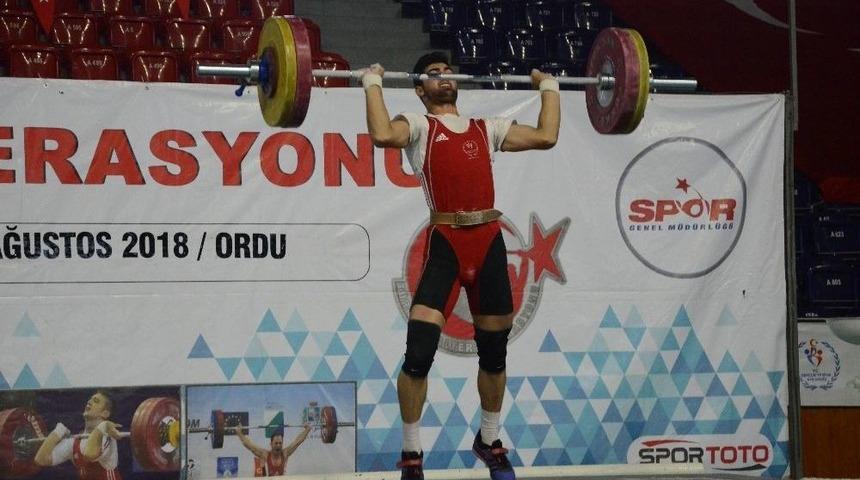 Ordu&rsquo;daki Halter Şampiyonası Sona Erdi