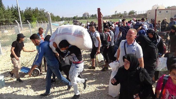 Sınır Kapısında Suriyelilerin Kurban Bayramı Yoğunluğu G4