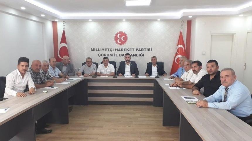 Mhp İl&ccedil;e Başkanları Toplantısı