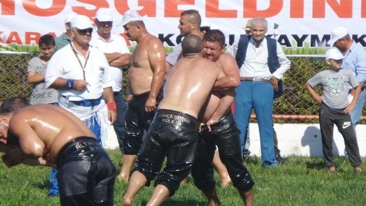 32. Geleneksel Dağköy Yağlı Güreşleri’nde Başpehlivan Serhat Gökmen Oldu G2