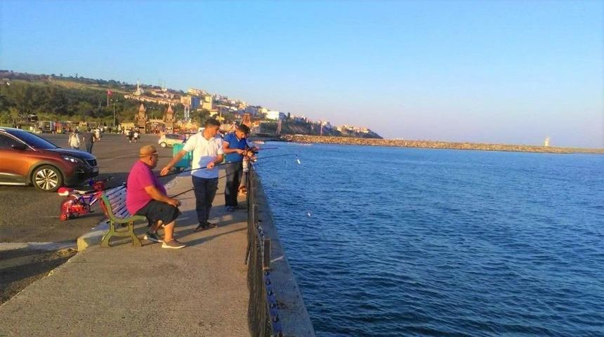 Sahilde Olta Balık&ccedil;ılığı Yoğunluğu