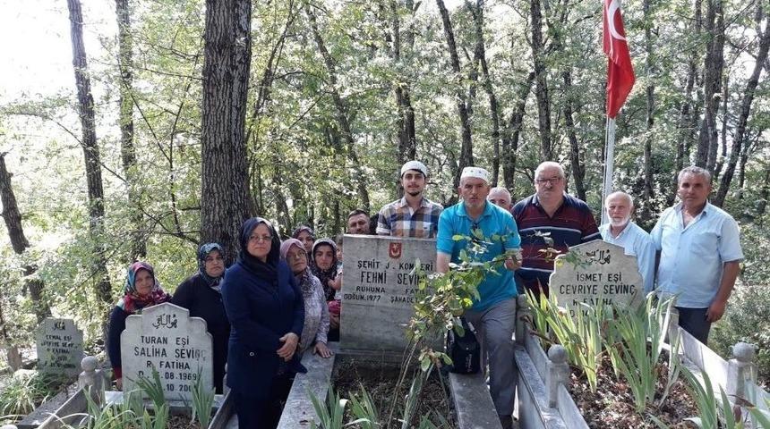 Şehitler Mezarları Başında Anıldı