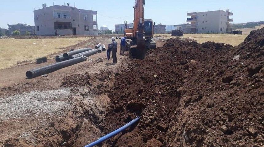 Siirt&rsquo;te Kanalizasyon &Ccedil;alışması Devam Ediyor