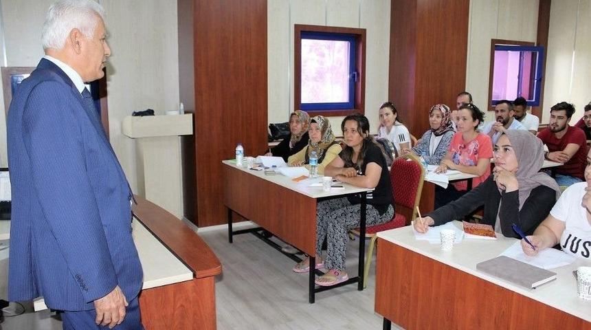 Başkan Kocabaş&rsquo;tan Girişimcilik Kursuna Ziyaret
