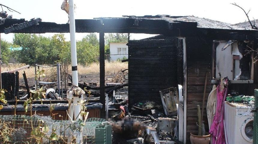 İzmir’de Hobi Bahçesi Yandı: 1 Ölü