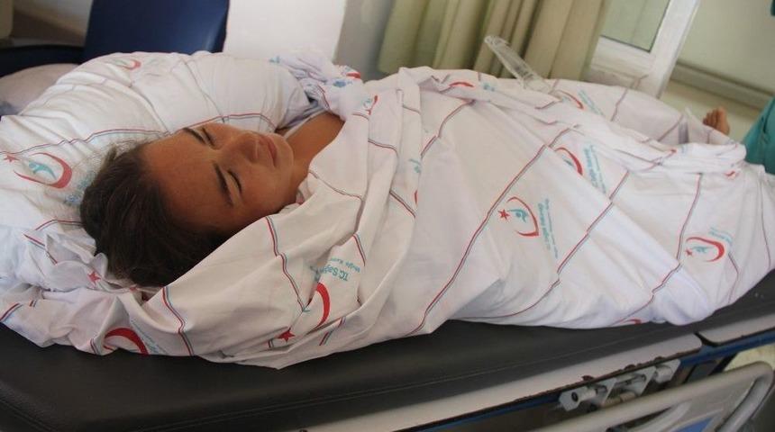 Üstünden Tekne Geçen Kadın Yaralandı