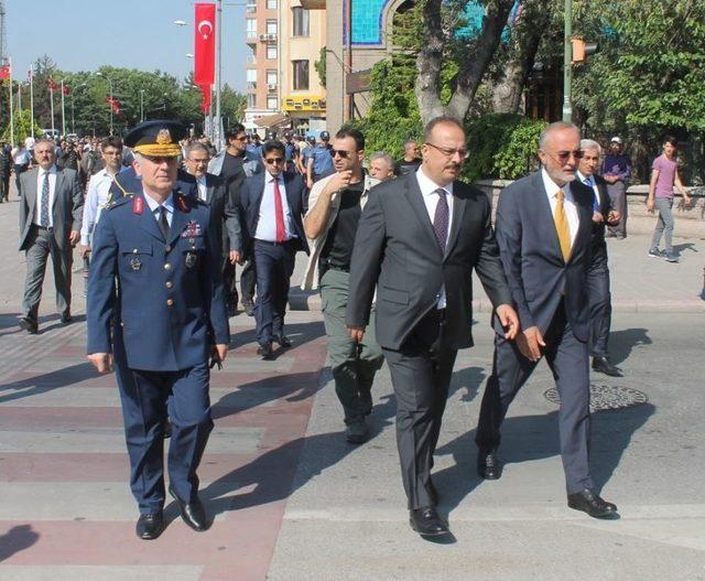 Atatürk’ün Konya’ya Gelişinin 98. Yıl Dönümü Kutlandı