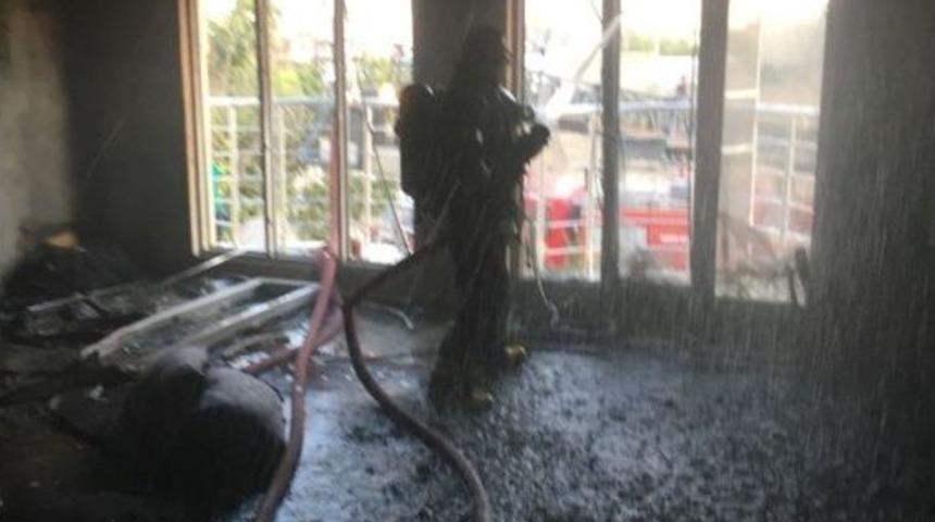 Yangın Mahalleliyi Korkuttu