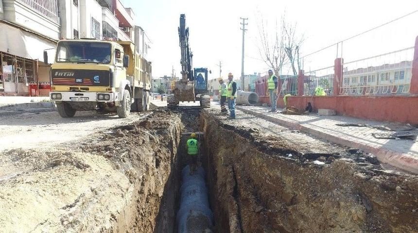 Meski, Akdeniz İl&ccedil;esindeki Yağmur Suyu &Ccedil;alışmalarını Tamamladı