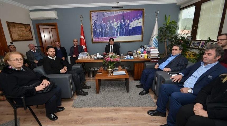 Chp Fo&ccedil;a Y&ouml;netiminden Başkan Demirağ&rsquo;a Ziyaret