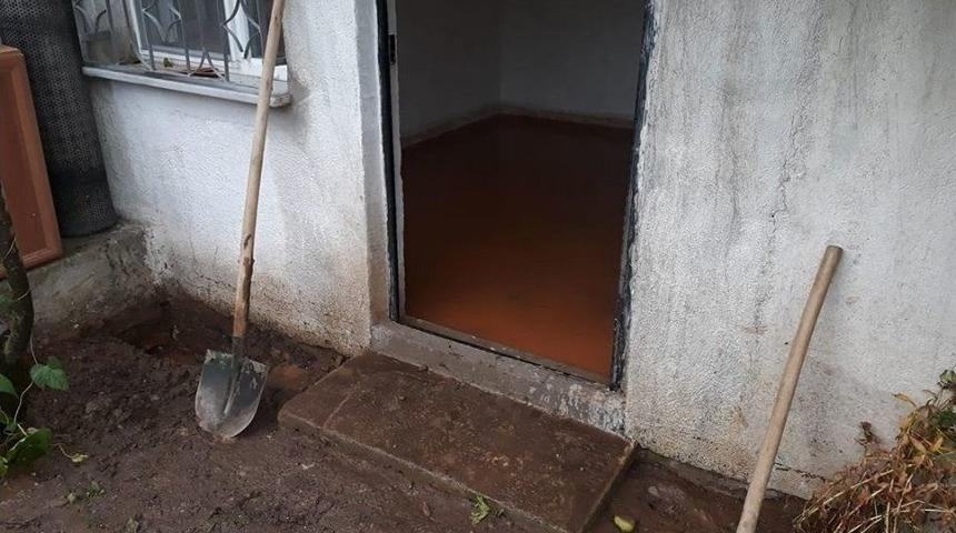 Çavdarhisar’da Sel