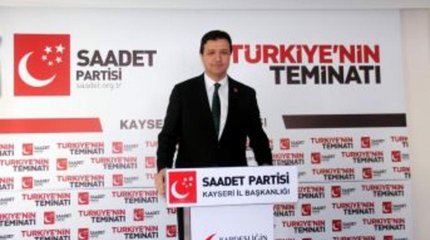 Sp İl Başkanı Mahmut Arıkan: &ldquo;saadet Partisi Kendi Cumhurbaşkanı Adayını &Ccedil;ıkaracak&rdquo;