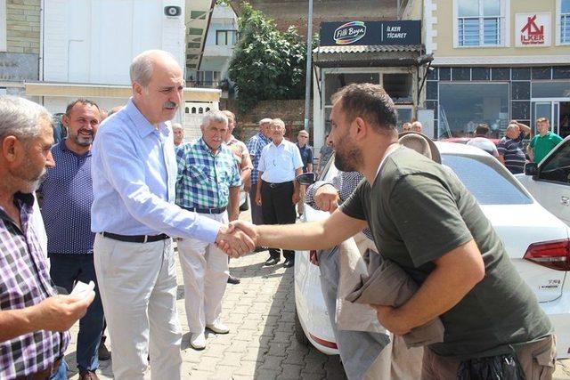 Ak Parti’li Numan Kurtulmuş Umurbey’de