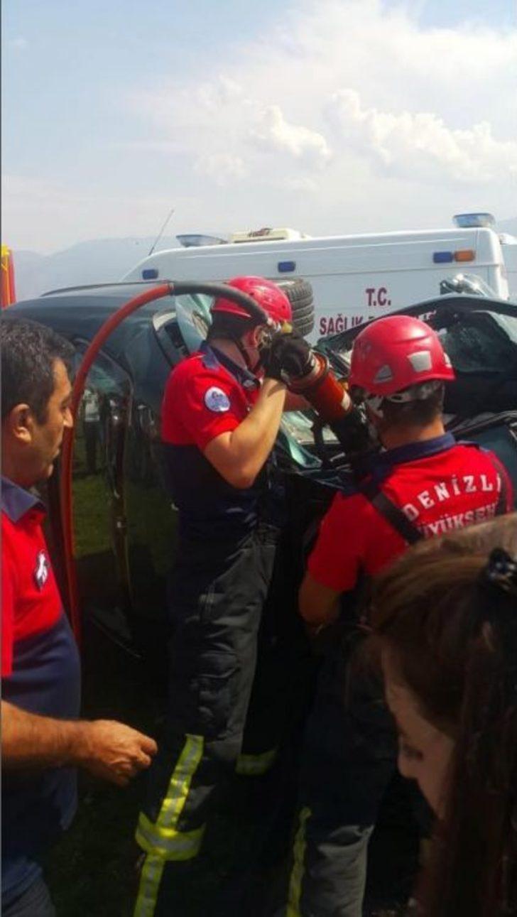 Denizli’de Trafik Kazası: 1 Ölü, 3 Yaralı G3
