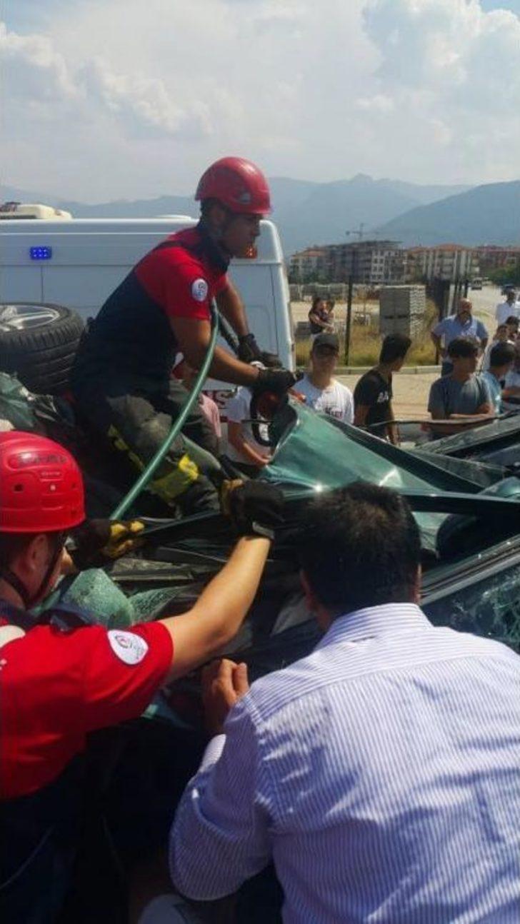 Denizli’de Trafik Kazası: 1 Ölü, 3 Yaralı G5