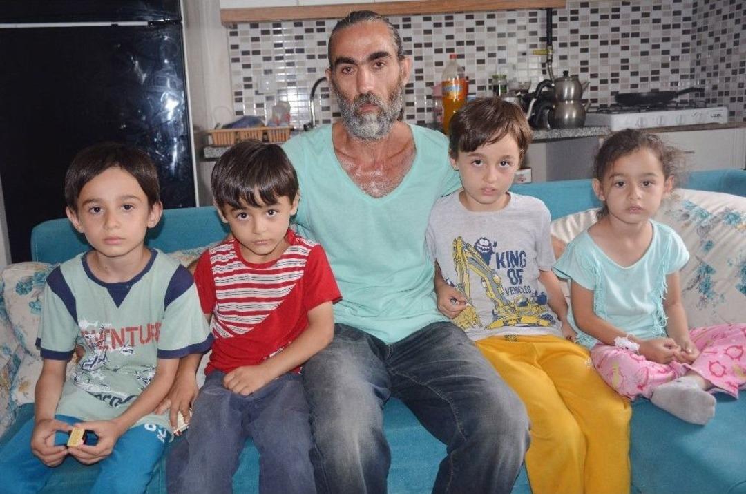 Eşi Terk Etti, 4 &Ccedil;ocuğu İle Ortada Kaldı