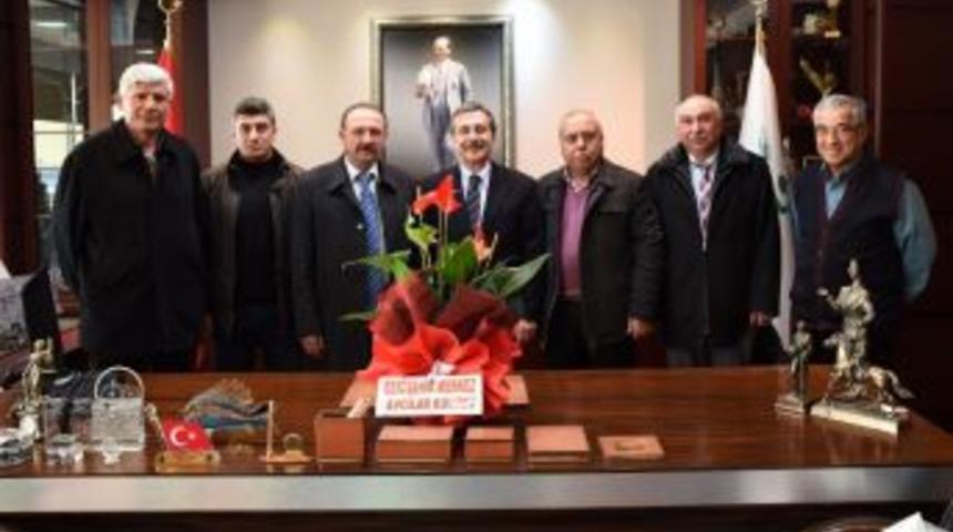 Avcılardan Başkan Ata&ccedil;&rsquo;a Ziyaret