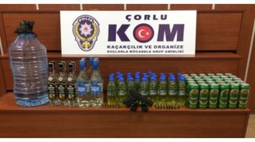&Ccedil;orlu&rsquo;da Ka&ccedil;ak İ&ccedil;ki Ele Ge&ccedil;irildi