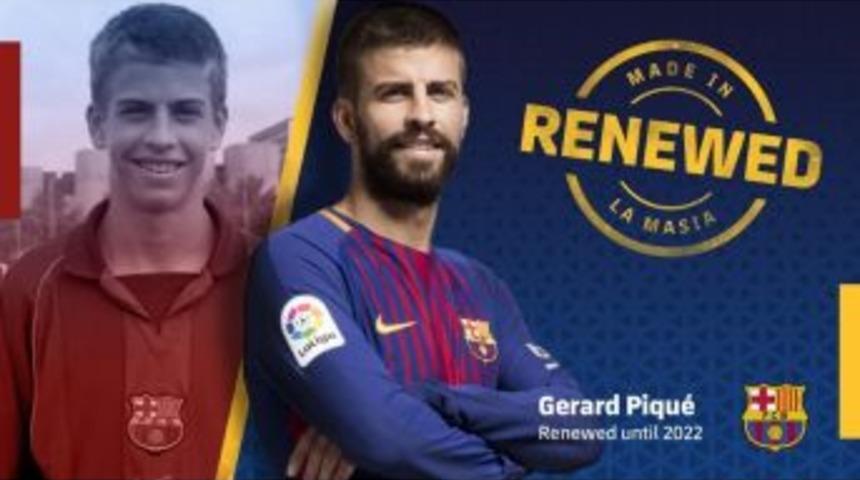 Barcelona, Gerard Pique&rsquo;nin S&ouml;zleşmesini Uzattı