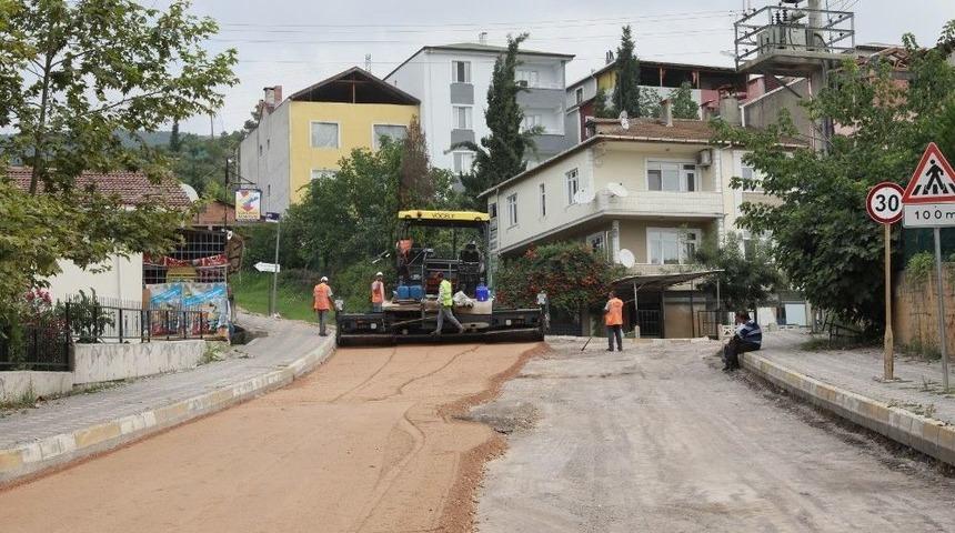 &Ccedil;amlıtepe&rsquo;de Asfalt İ&ccedil;in &Ccedil;alışma Başlatıldı