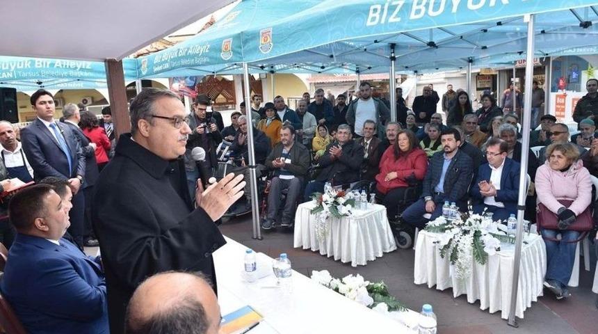 Vali Su, Tarsus&rsquo;ta Vatandaşlarla Buluştu