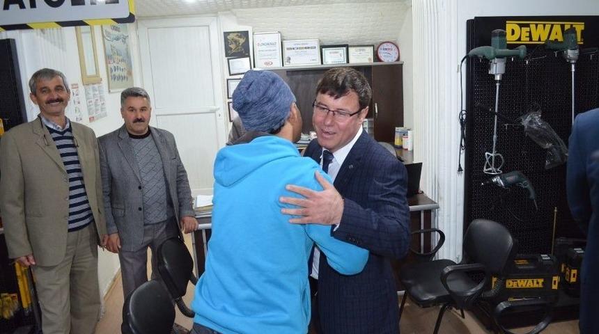 Didim Esnaf Odası Başkan Adayı Erul&rsquo;dan Esnaflara Ziyaret