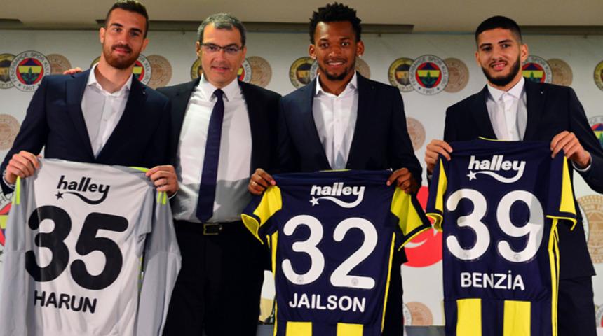Fenerbahçe’de Harun Tekin, Yassine Benzia ve Jailson Marques Siqueira için imza töreni düzenlendi