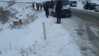 Tutak’ta Otomobil Nehre Uçtu: 2 Yaralı