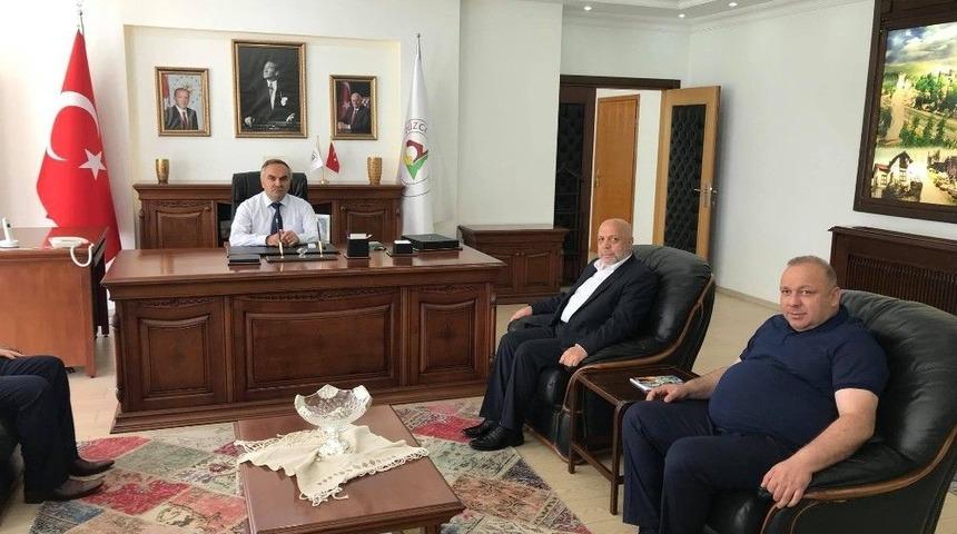 Hak-iş’den Ziyaret Başkan Dursun Ay’a Ziyaret