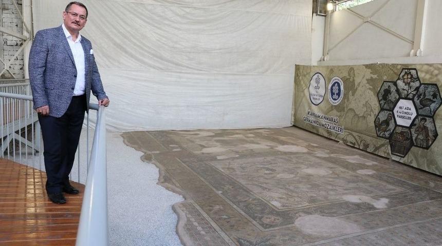 Germanicia Mozaikleri Vatandaşların Ziyaretine Açıldı