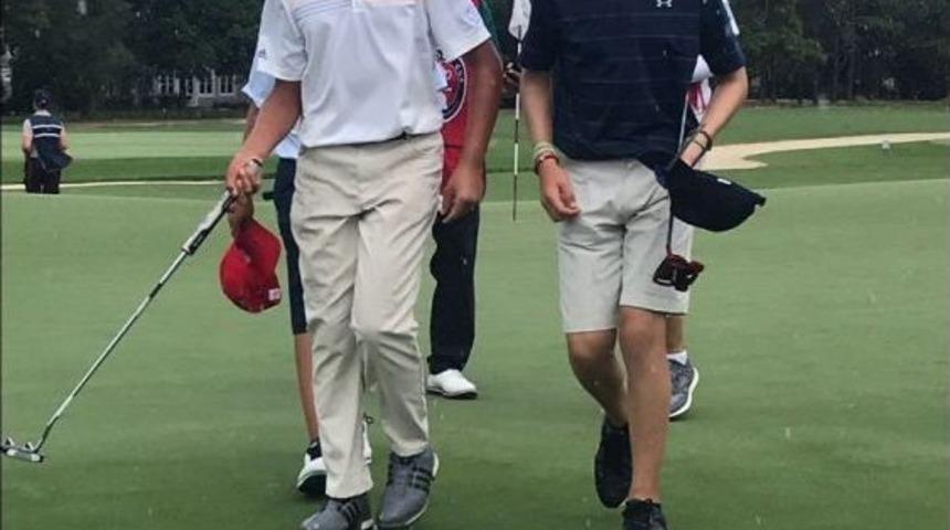 Milli Golfc&uuml; Ali Berke - Xu &Ccedil;ifti, Amerikalı Rakiplerini Yendi